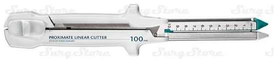 Picture of TCT55 Аппарат сшивающий линейный PROXIMATE с ножом со скобами, модель TCT, кассета 55 мм, зеленый